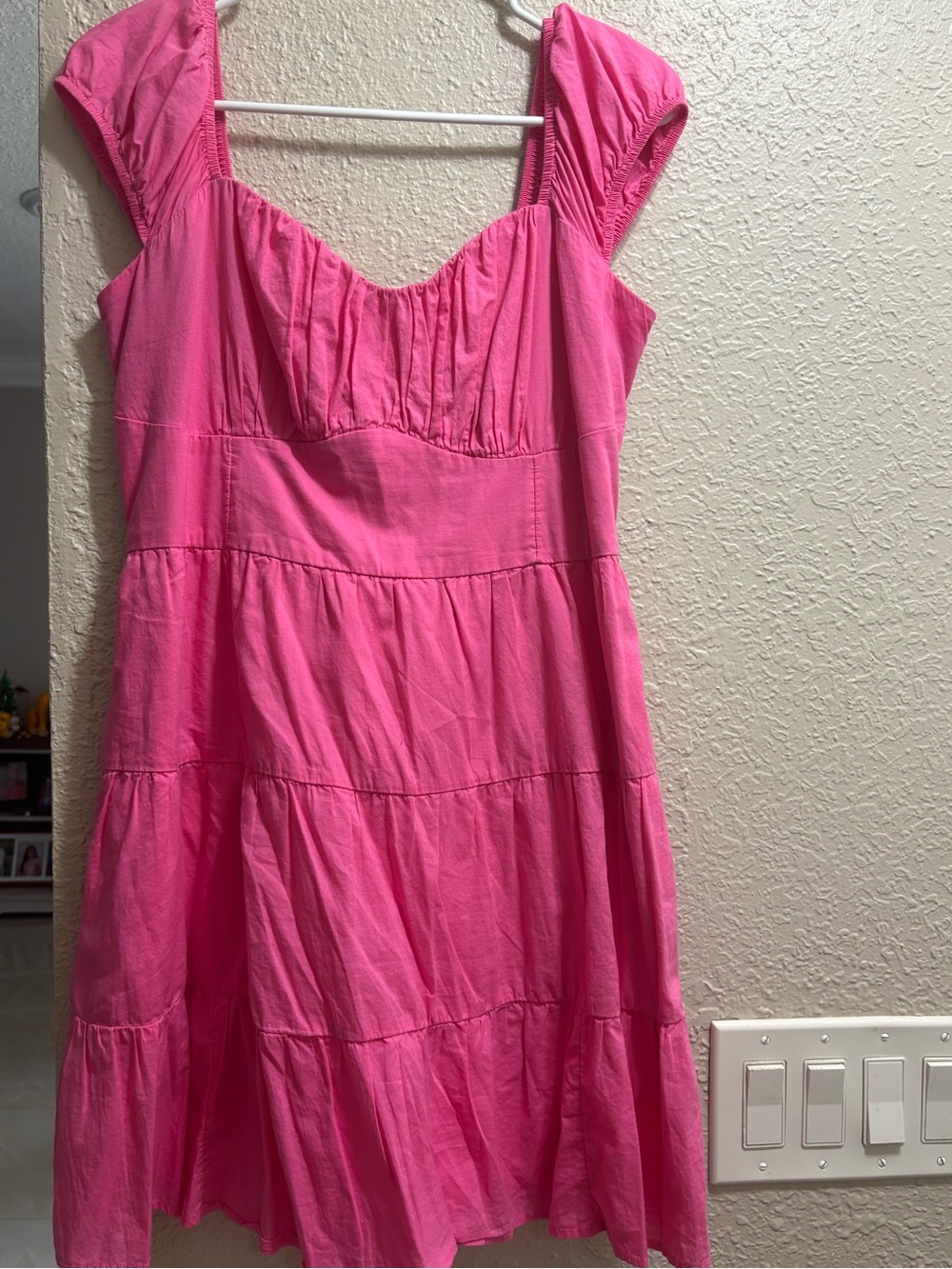 Hollister Bright Pink Off-Shoulder dress - Picture 3 of 3